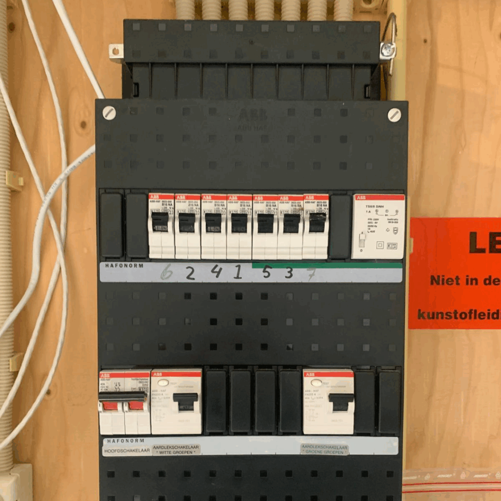 Nieuwe meterkast installeren